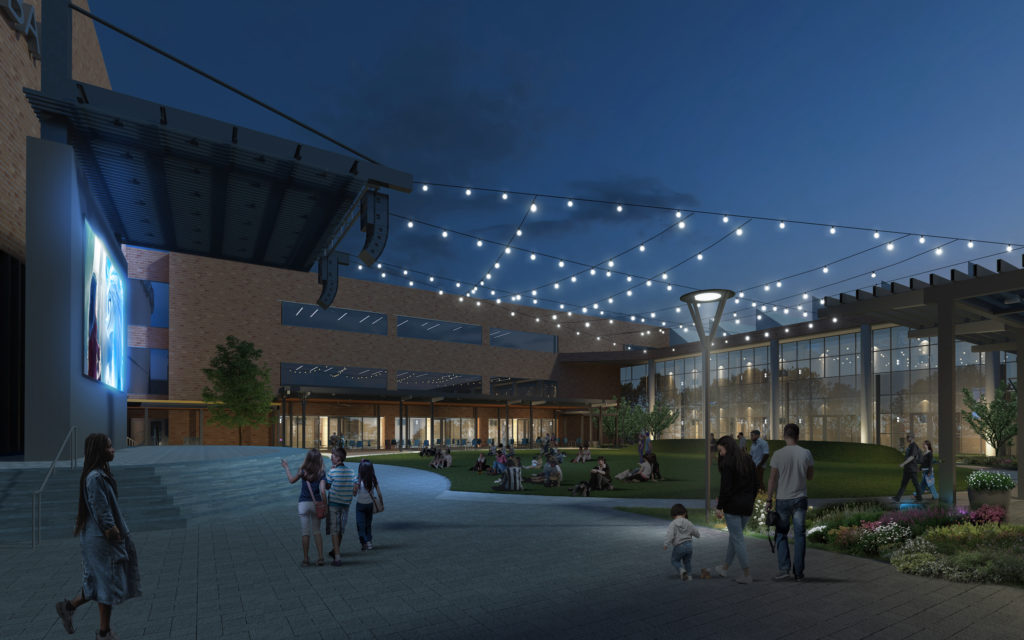 Houston’s First Baptist Church | The Lawn at the Loop Evening Eye-level
